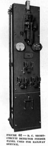 DC SHORT-CIRCUIT DETECTOR FEEDER PANEL USED FOR RAILWAY SERVICE