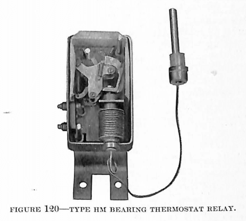 TYPE HM BEARING THERMOSTAT RELAY